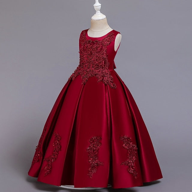 Girls' Flower Dress Girl Party Wedding