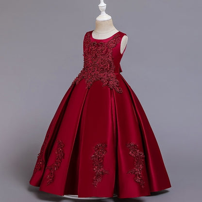 Girls' Flower Dress Girl Party Wedding