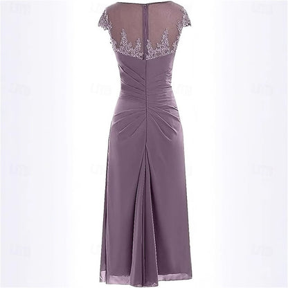 Trumpet / the Dress Elegant Mother Mermaid of Bride Simple Crew