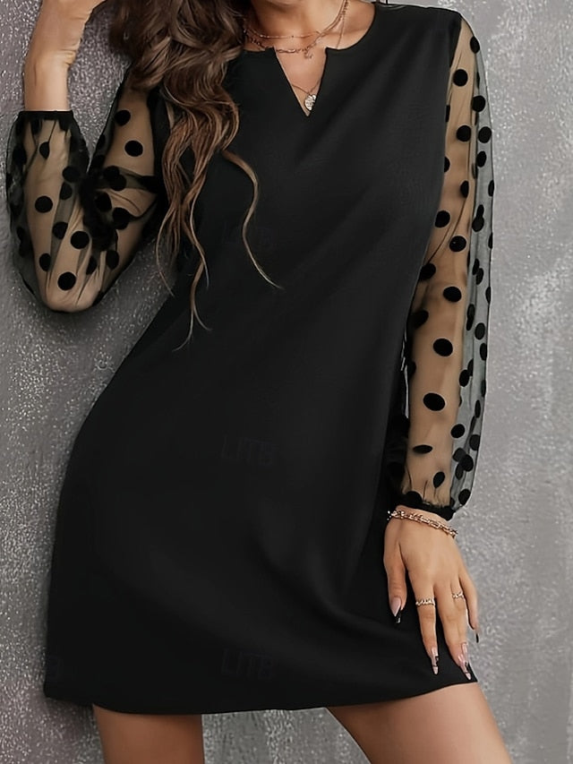 Women's Mini Dress Black Dress Party Dress Cocktail Dress