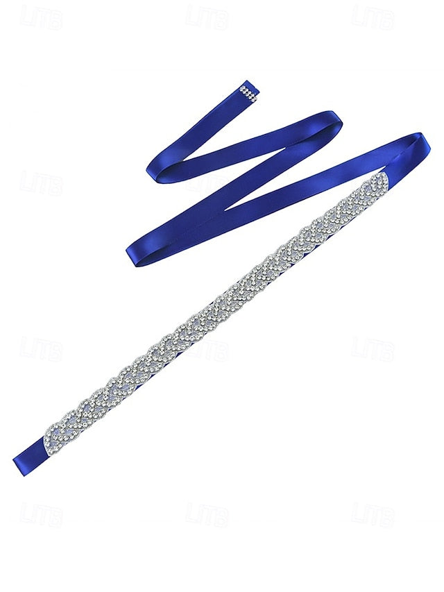 Bridal Dress Crystal Elegant Waistband – Rhinestone Wedding