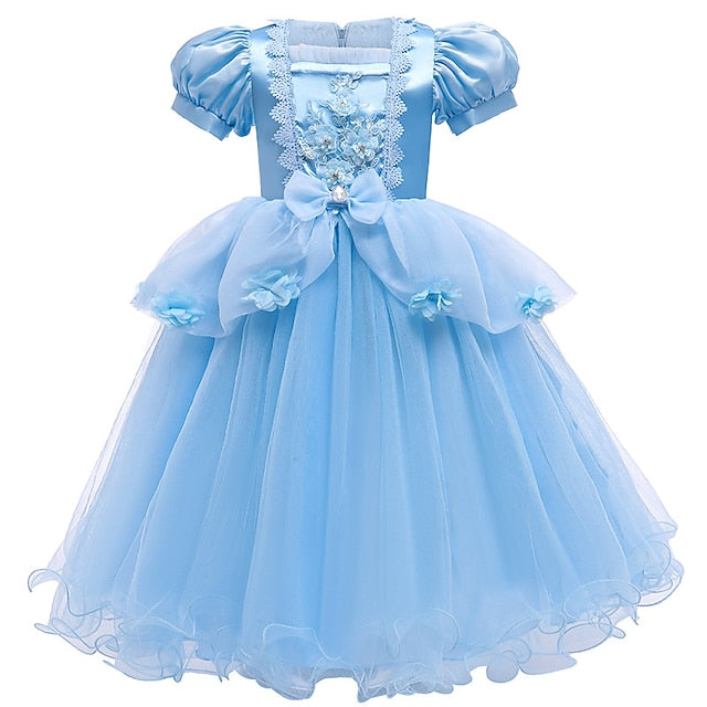 Dress Flower Princess Cinderella Movie Girl Girls'