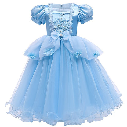 Dress Flower Princess Cinderella Movie Girl Girls'