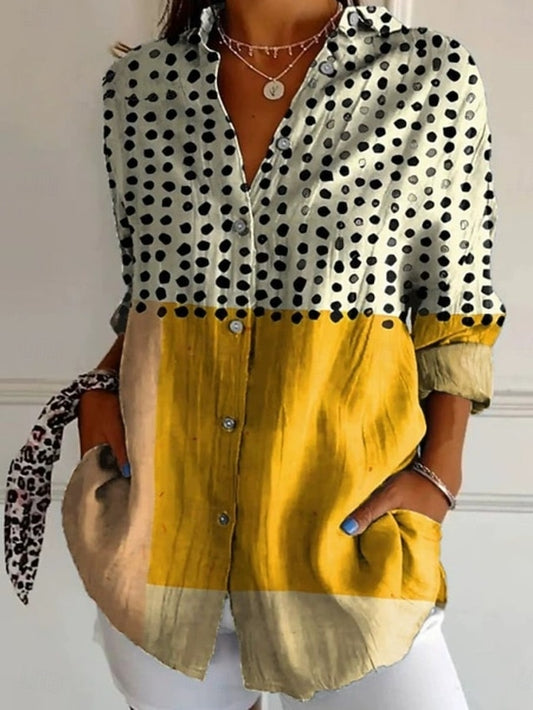 Women's Shirt Button Down Shirt Casual Shirt Beach Shirt