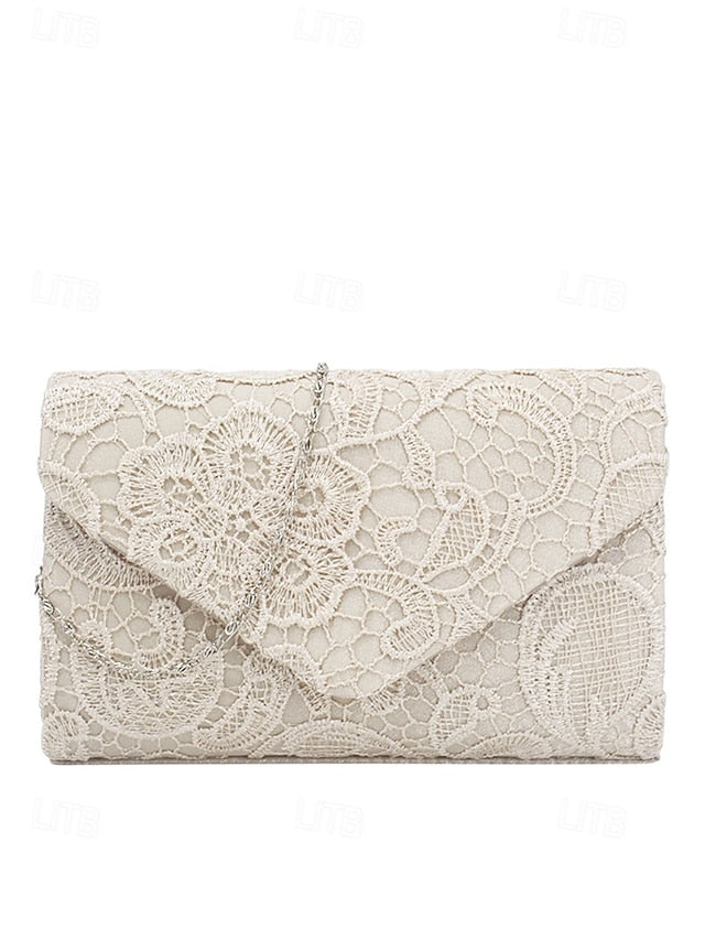 Lace Chain Women's Clutch Bag Evening Strap with