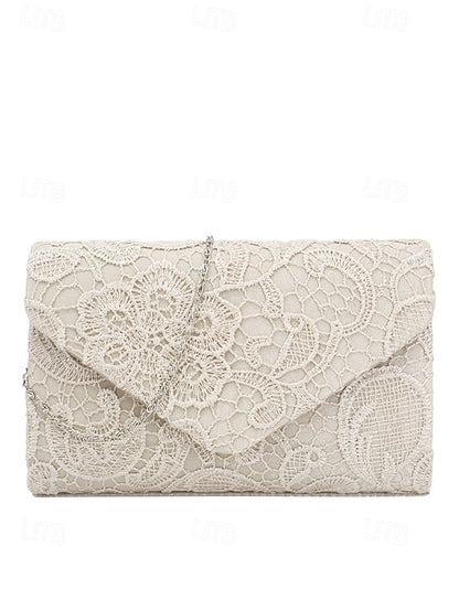 Lace Chain Women's Clutch Bag Evening Strap with