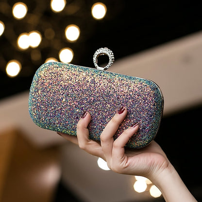 Wristlet Leather PU Bags Clutch Women's Evening Bag
