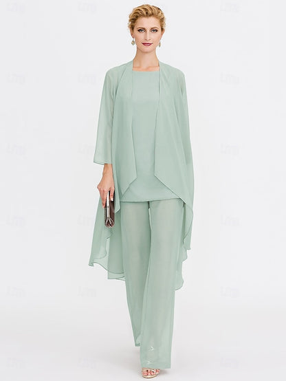 Beach of 3 Wedding Piece Bride the Mother Pantsuit