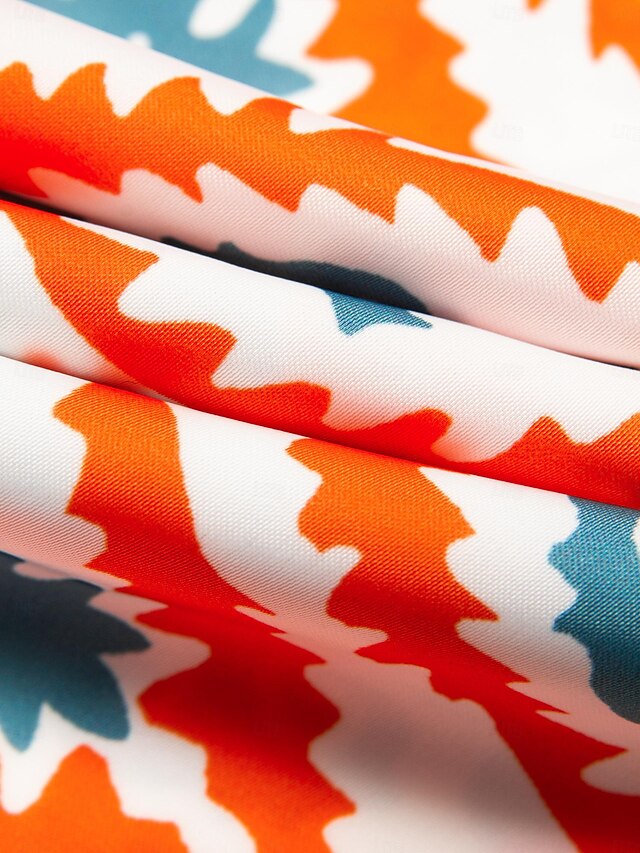 Satin Rainbow Totem Print Swing Maxi Dress