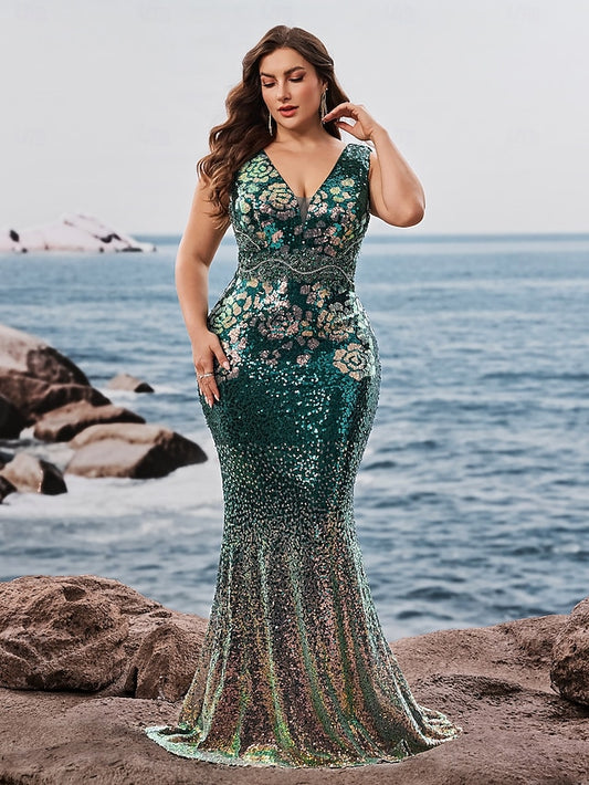Mermaid Gown Evening / Column Trumpet Sheath
