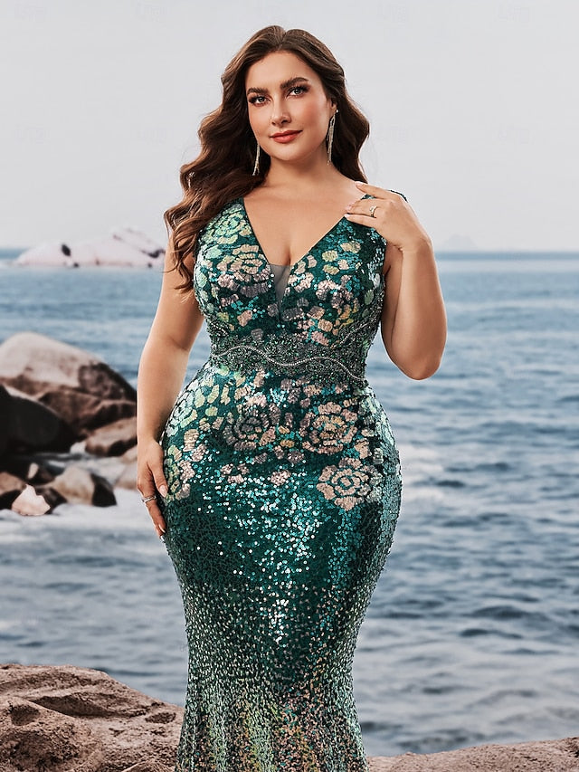 Mermaid Gown Evening / Column Trumpet Sheath