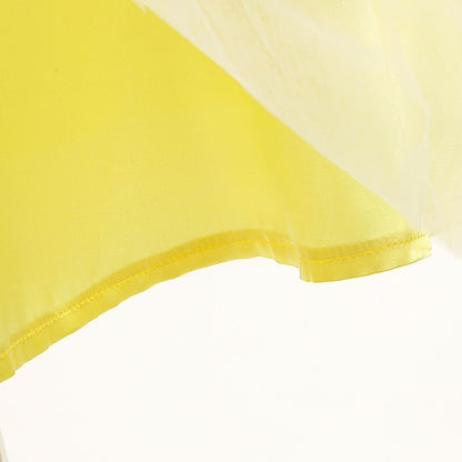 Bell Fairytale Girl Princess Dress Flower Tinker Tiana Theme