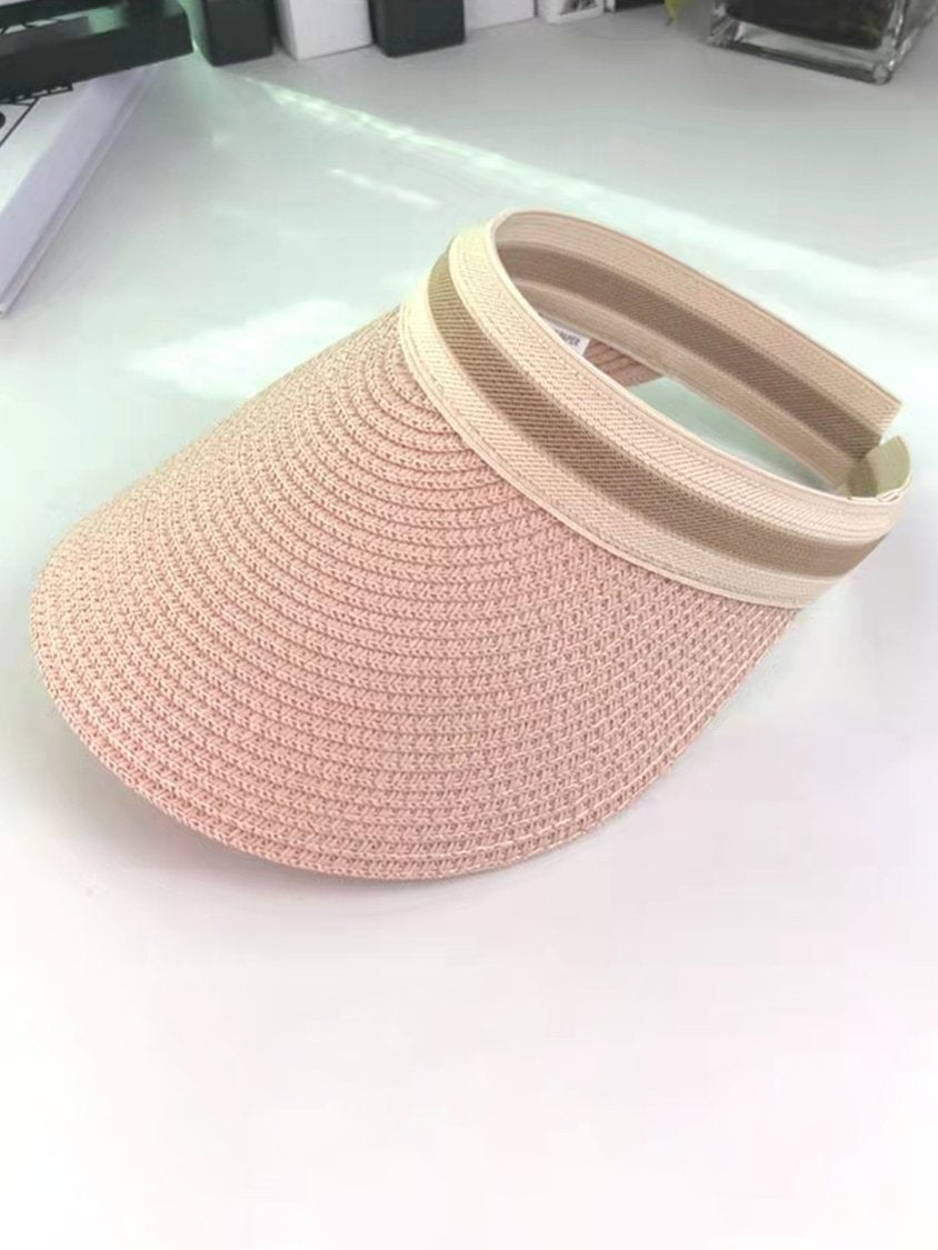 Casual Straw Empty Top Outdoor Beach Hat QAP8