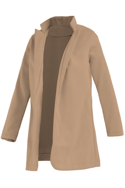 Casual Long Sleeve Regular Sleeve Solid Coats(6 Colors) Ada Fashion