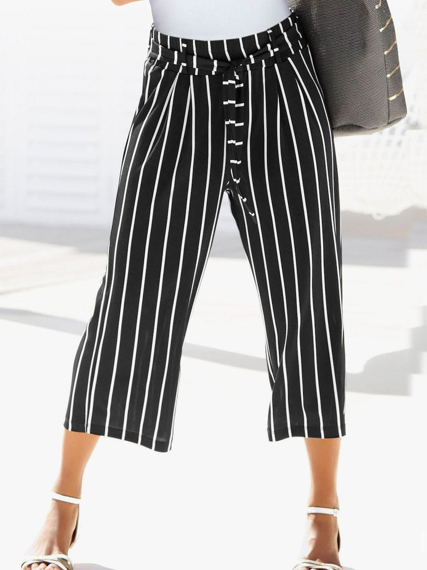 Striped Casual Loose Pants CH7