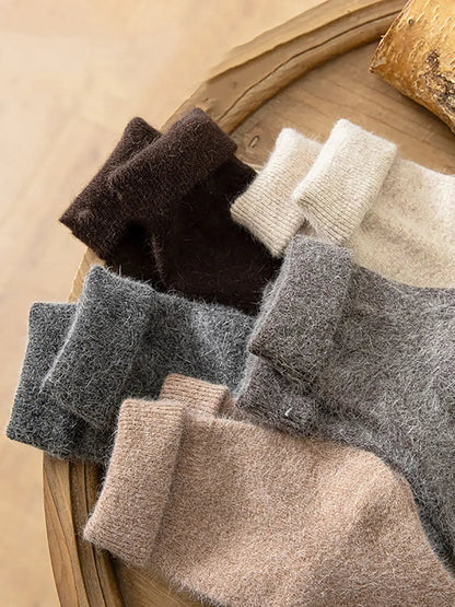 4 Pairs Women Winter Warm Wool Socks Ada Fashion