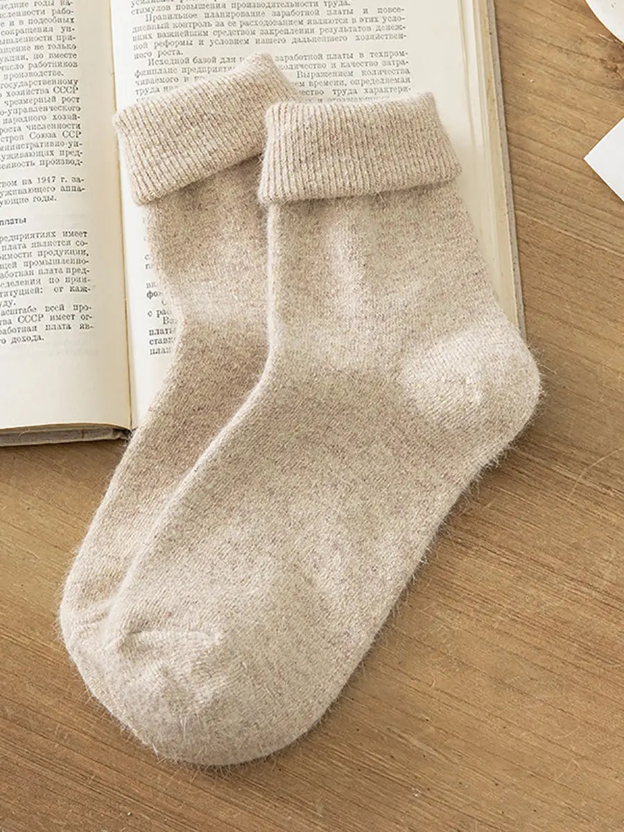 4 Pairs Women Winter Warm Wool Socks Ada Fashion