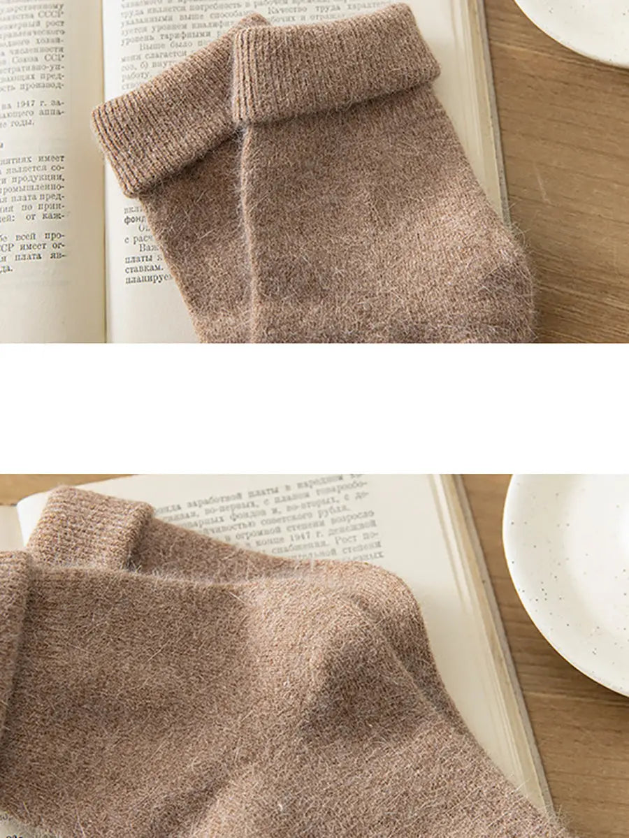 4 Pairs Women Winter Warm Wool Socks Ada Fashion