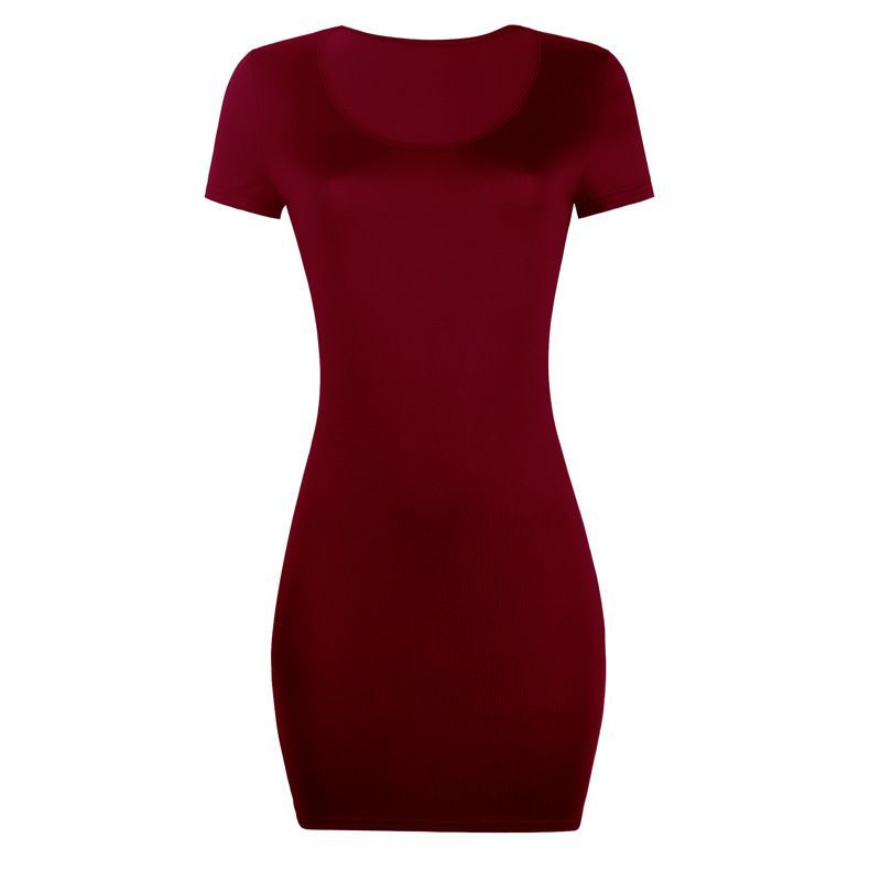 Short-Sleeve Mini Sheath Dress CA17