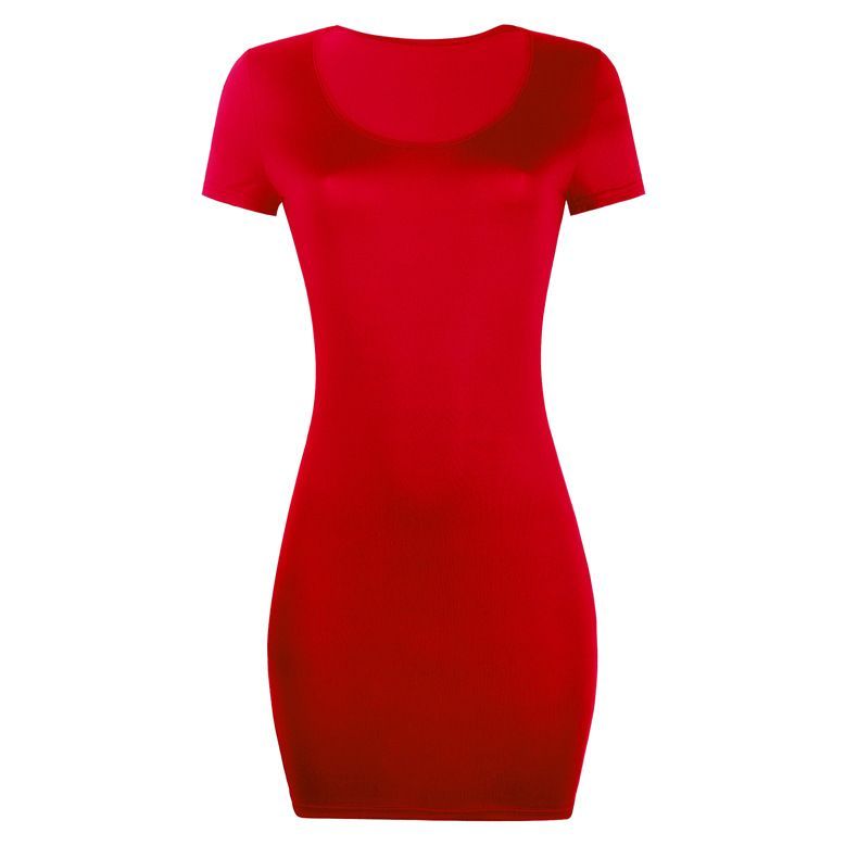 Short-Sleeve Mini Sheath Dress CA17