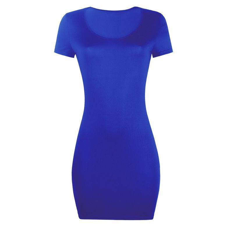 Short-Sleeve Mini Sheath Dress CA17