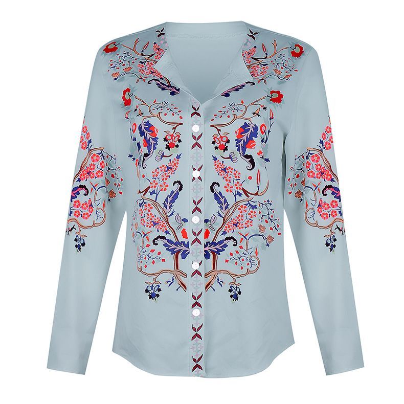 Floral Embroidered Blouse CA2