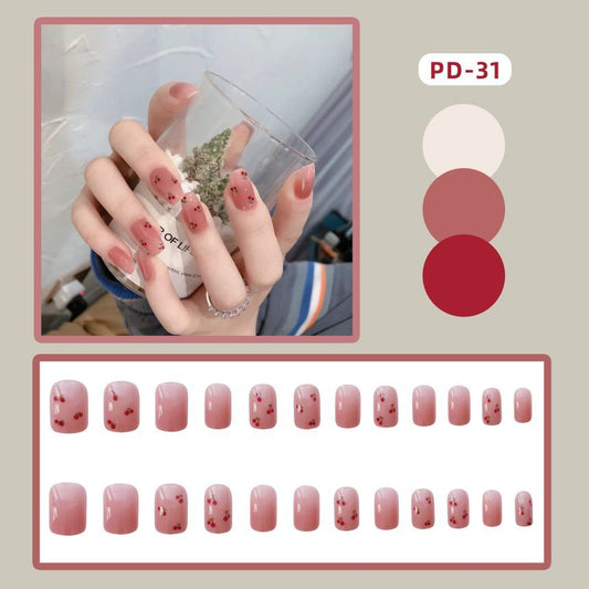 Cherry Print Nail Art Decoration MJ6