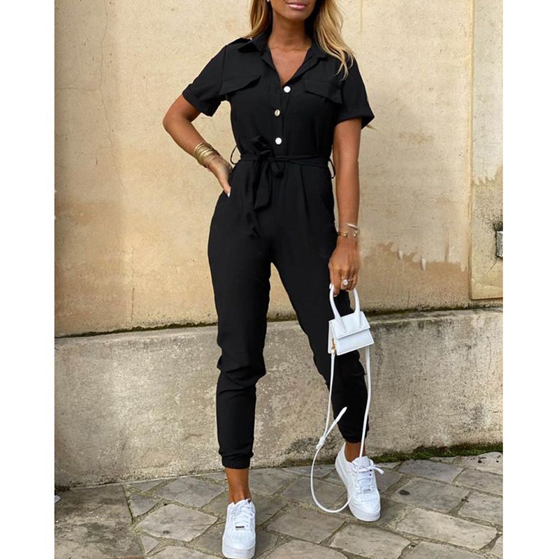 Short-Sleeve Jumpsuit CA1