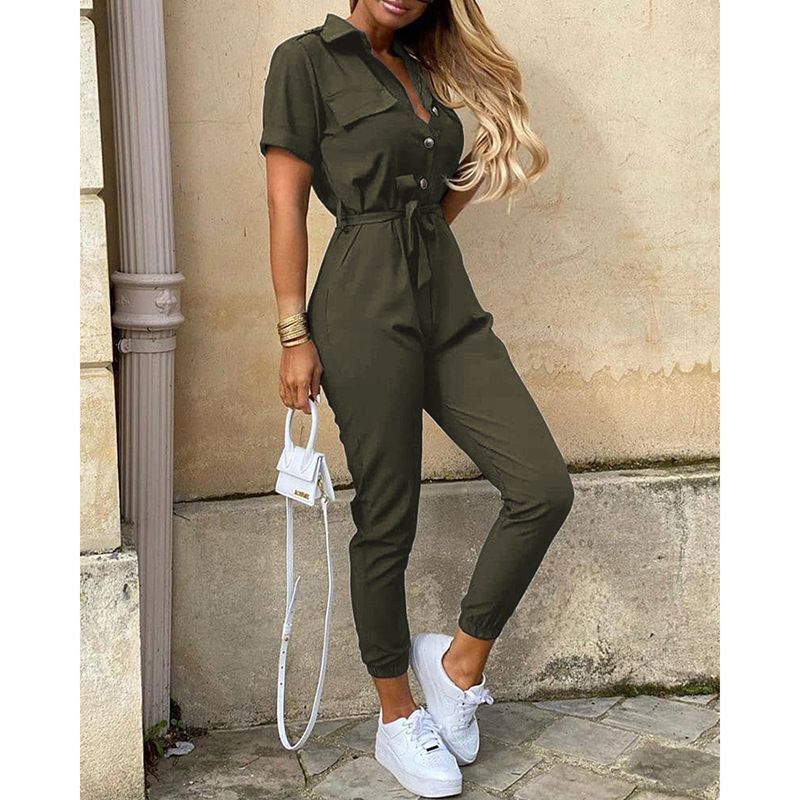 Short-Sleeve Jumpsuit CA1