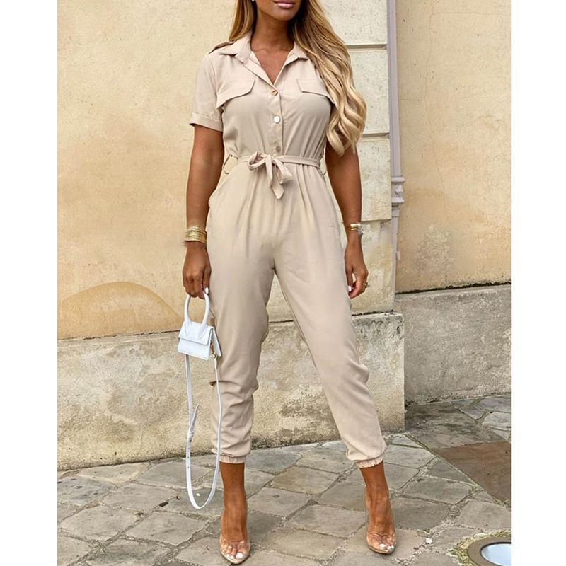 Short-Sleeve Jumpsuit CA1