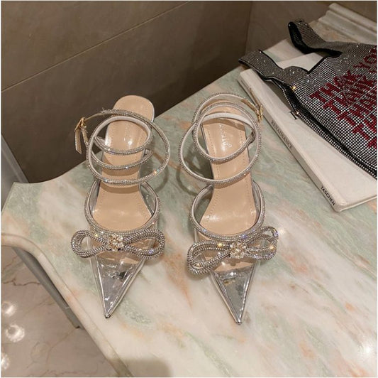 High-Heel Pointed Sandals AE1065