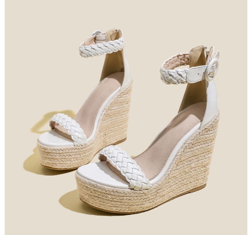 Platform Wedge-Heel Sandals AH338