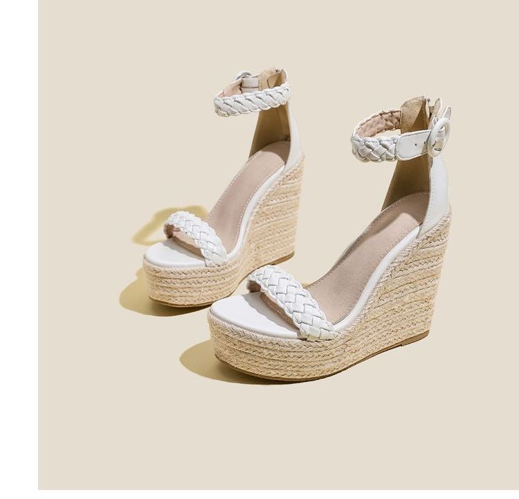 Platform Wedge-Heel Sandals AH338