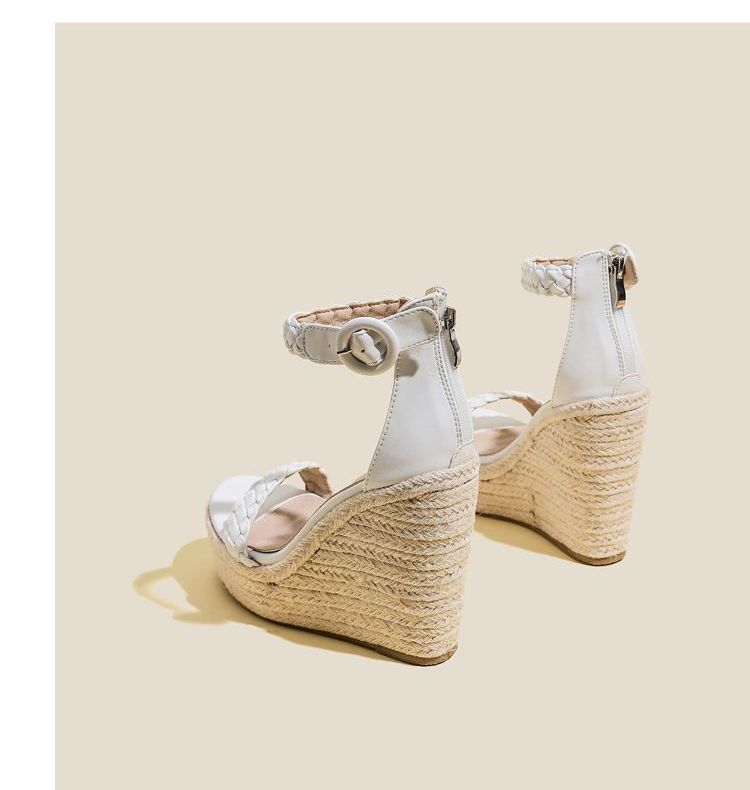 Platform Wedge-Heel Sandals AH338