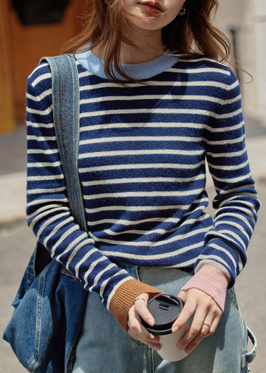 Striped Patchwork Cozy Knit Sweaters