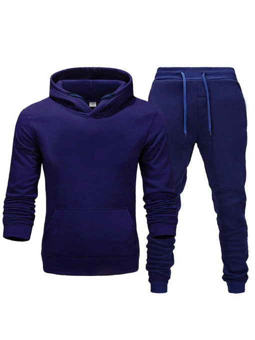 Outdoor Solid Plush Long Sleeve Mens Activewear LQ17