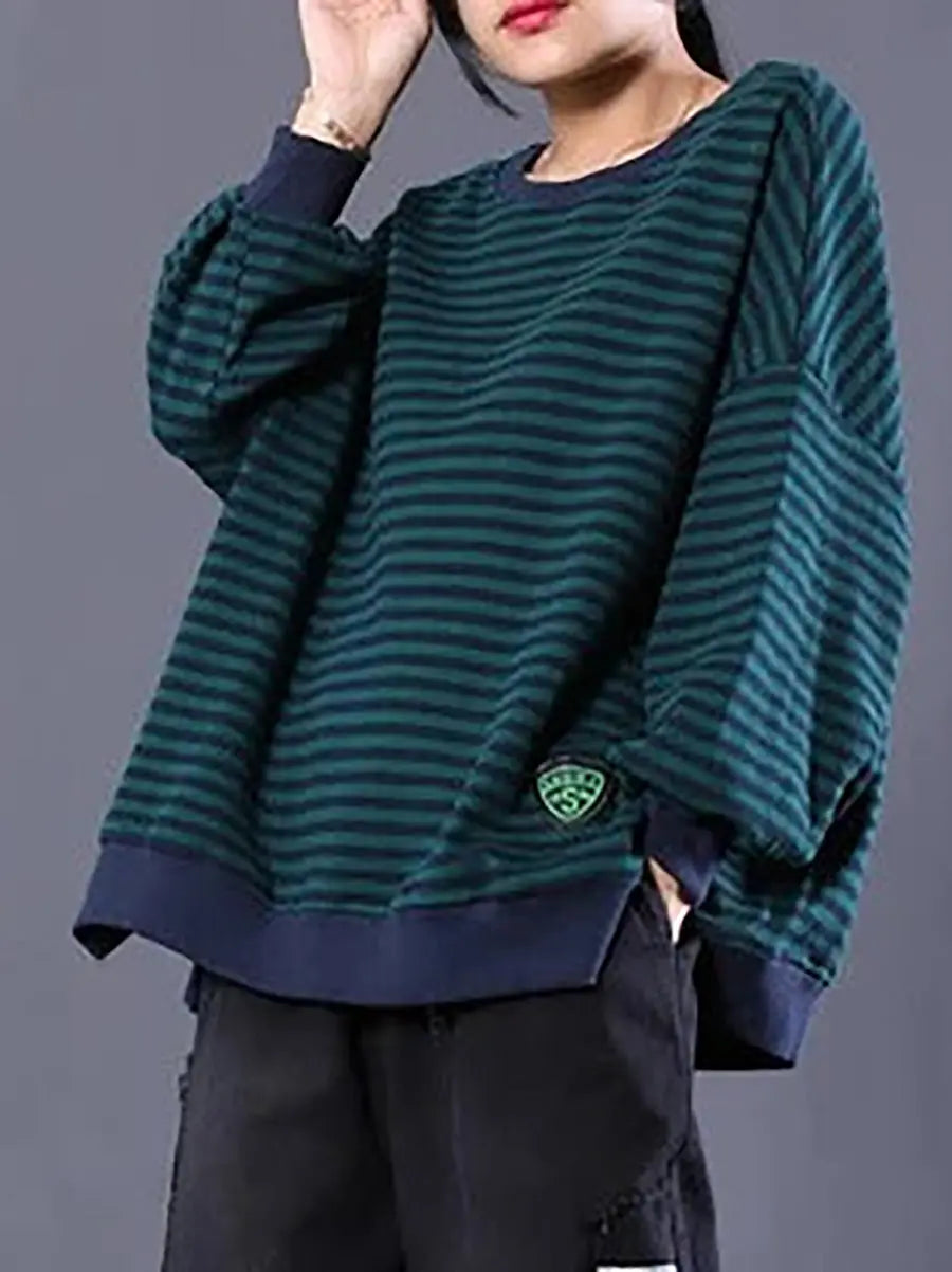 Plus Size Buykud Hand-Made 100% Cotton Sweatshirt Ada Fashion