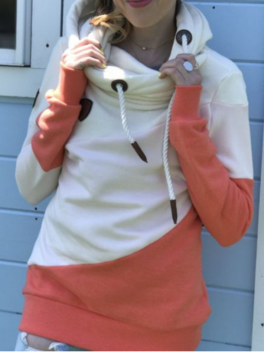 Multicolor Long Sleeve Hoodie Sweatshirt GA31